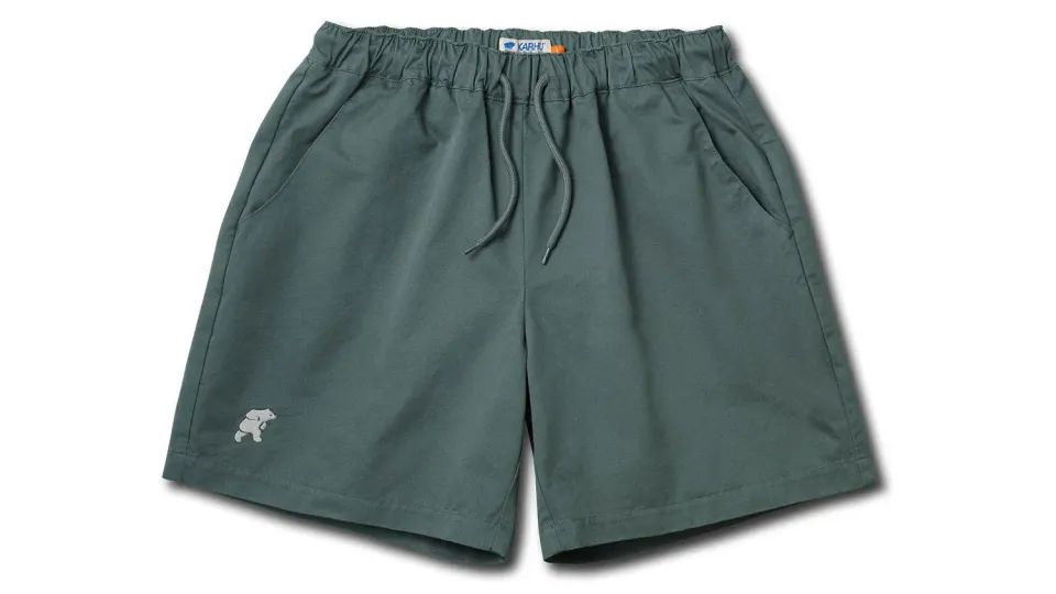 Karhu Trampas Shorts pantaloncini cotone verde elastico