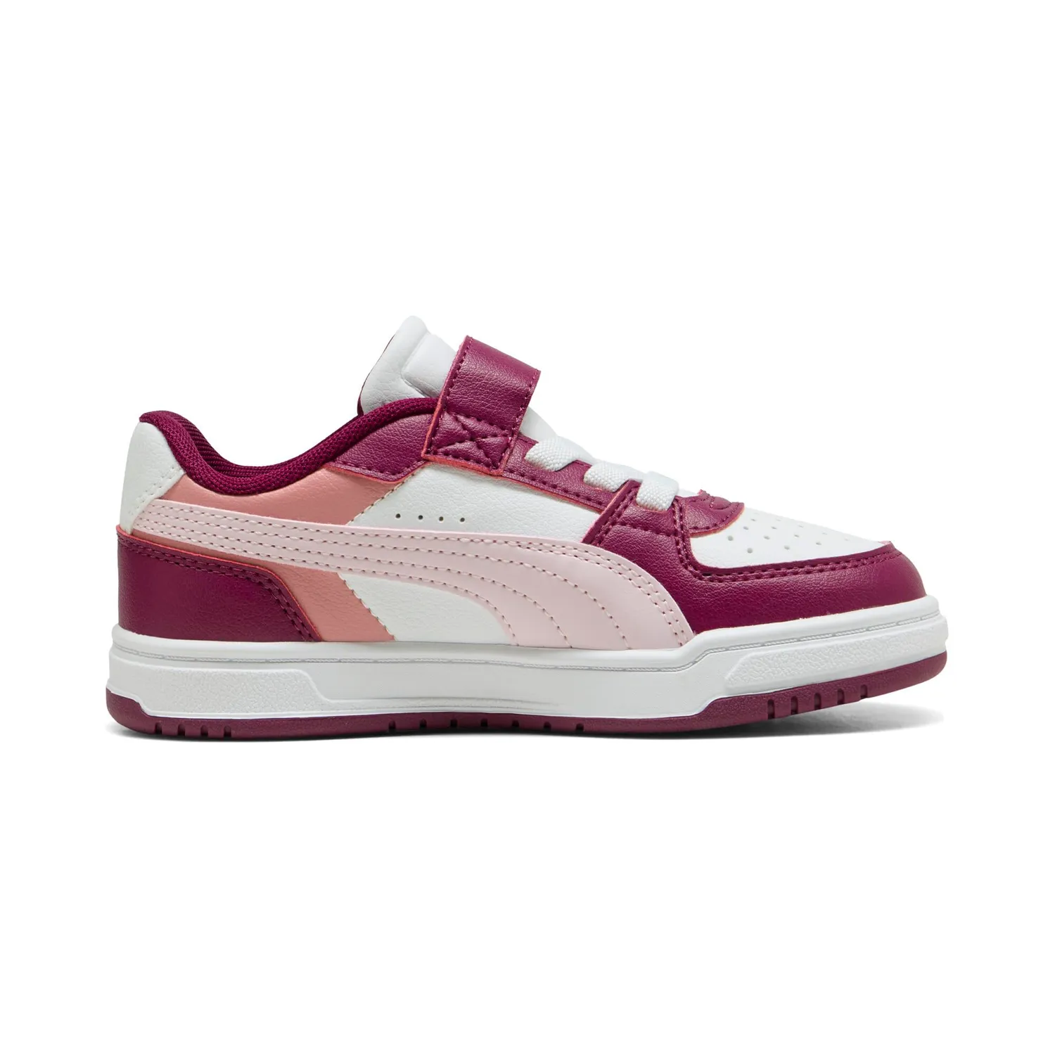 Puma Caven III Block Sneakers Bambino Strappo Bianco