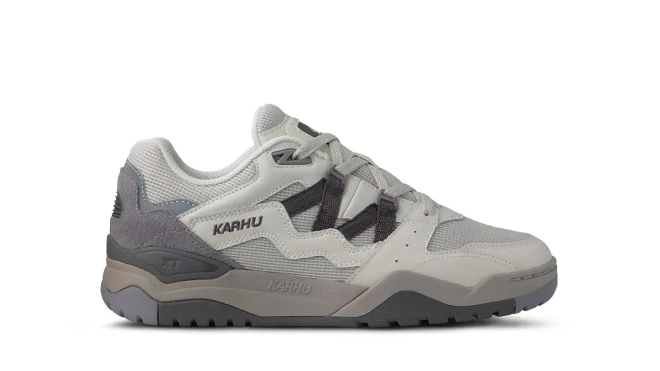 Karhu Fusion XT Blanc Dark Gull Gray scarpe suede