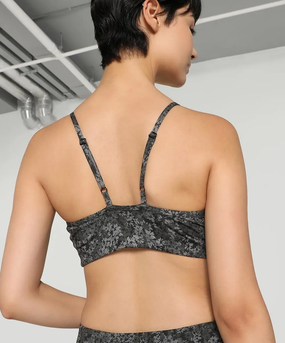 PUMA Move Yogini Bra top donna nero stampa