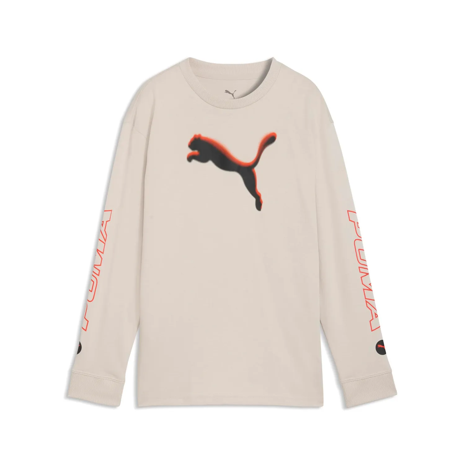 Puma Street Relaxed maglietta maniche lunghe ragazzo 128 marrone 1 pz