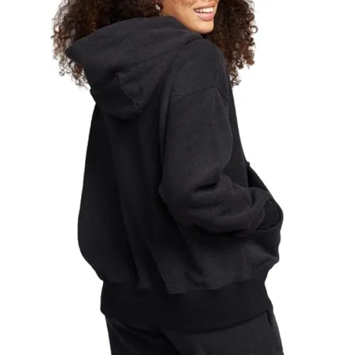 Nike Phoenix Fleece felpa cappuccio donna pile rosa