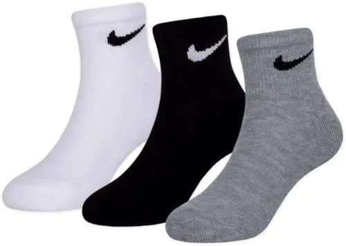 Nike Cushioned Ankle calzini 3 paia 5-7 anni bianchi