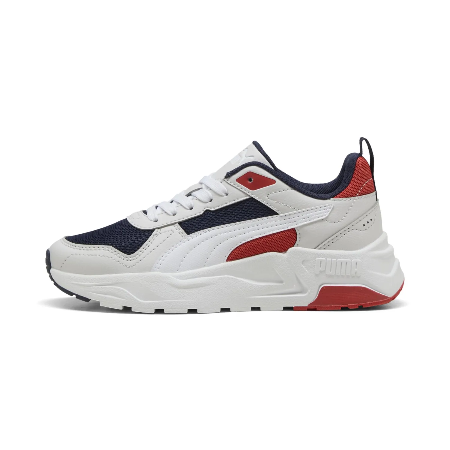 Puma Trinity 2 Lt Jr sneakers bambino navy bianco rosso