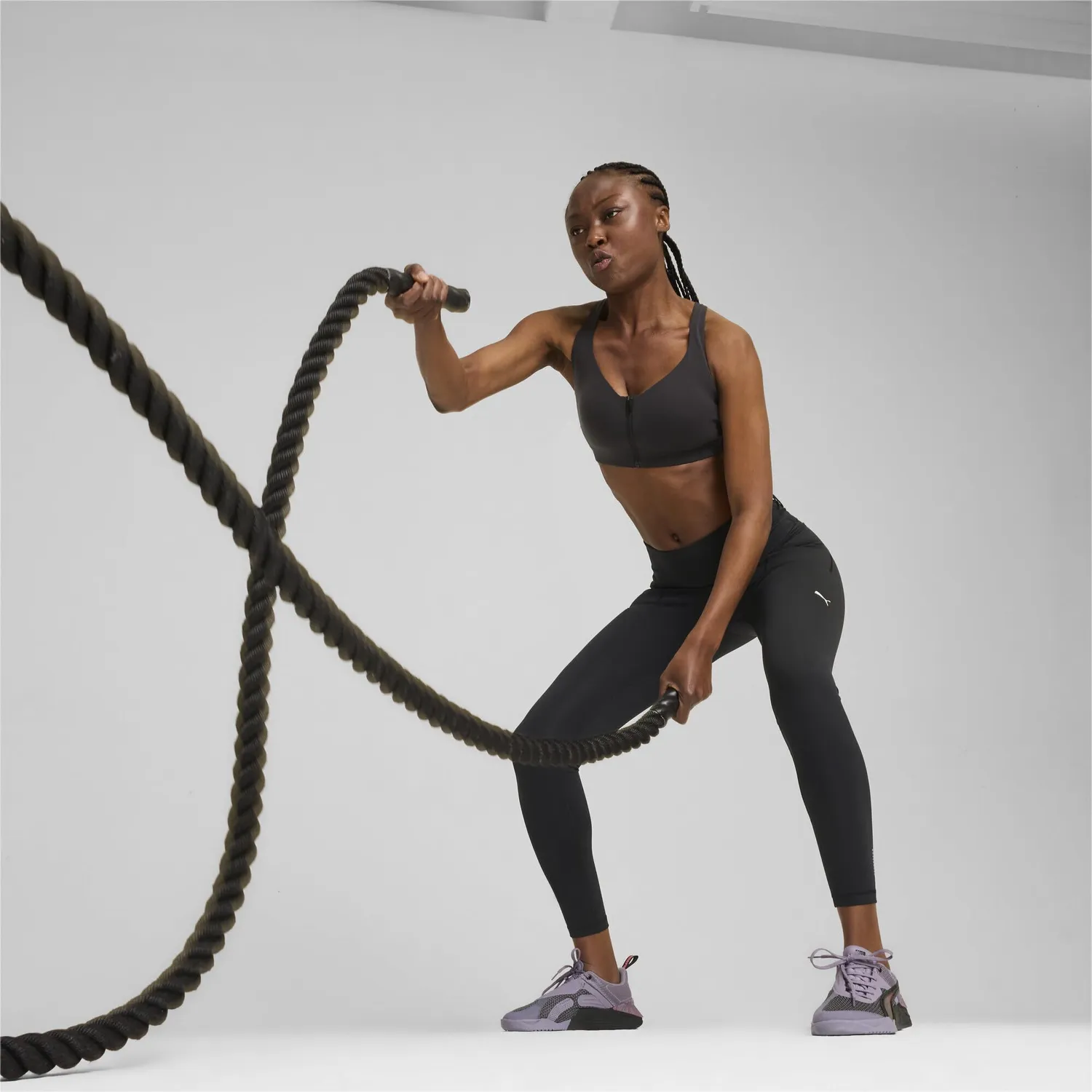 Puma PWR Shapeluxe Bra top sportivo donna nero