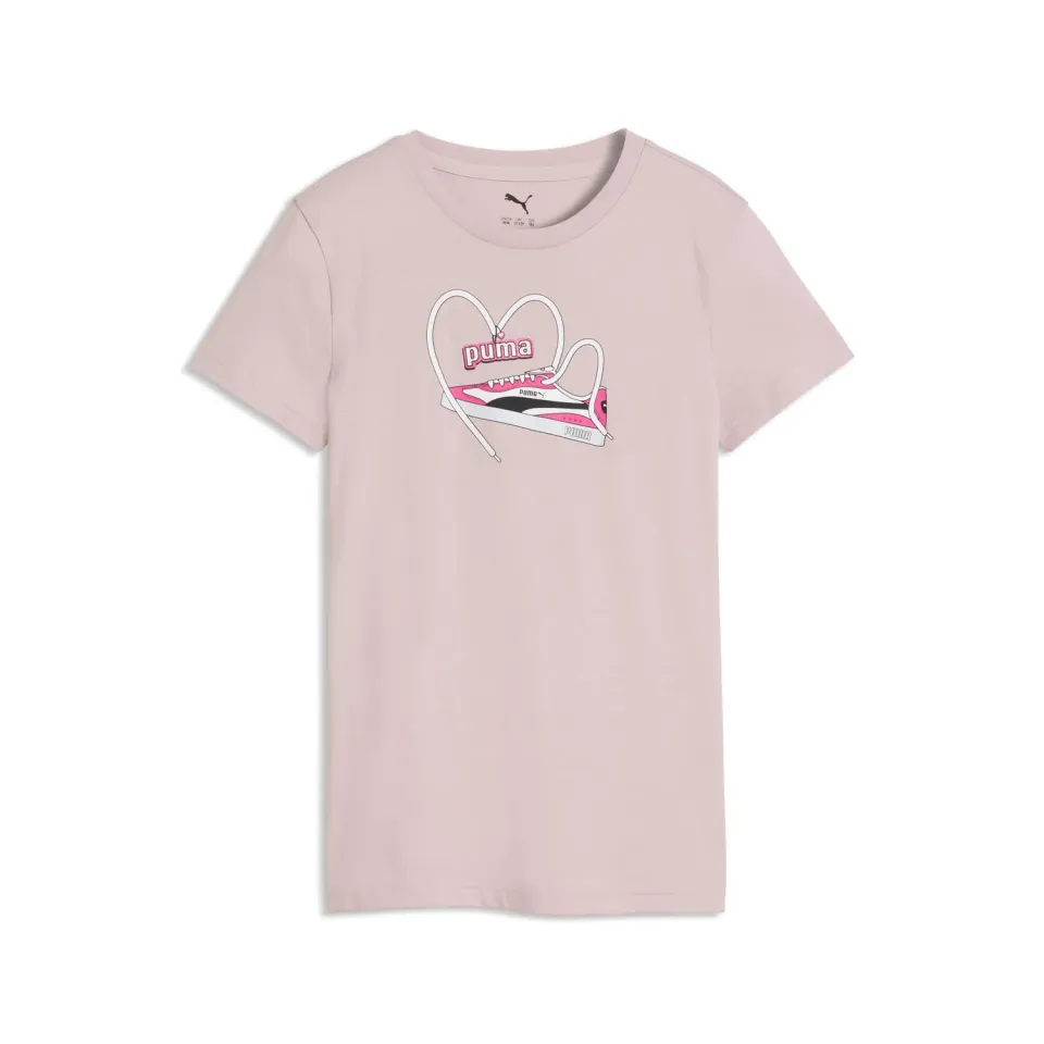 Puma Graphic Slim Sneaker Tee G maglietta bambina grafica 1 pz
