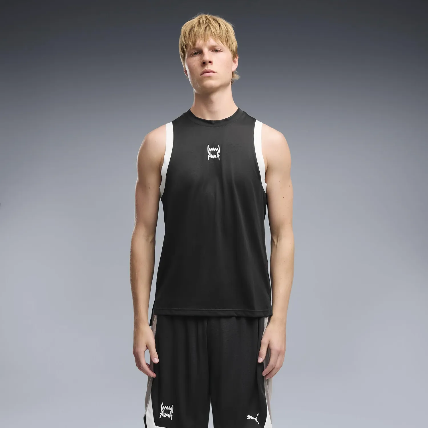 Puma Fundamentals Mesh canotta uomo taglia XXL training