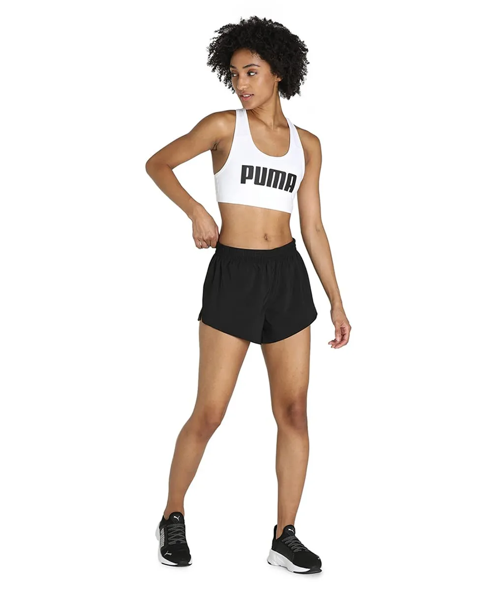 Puma 4Keeps Mid Impact reggiseno sportivo bianco sostegno medio