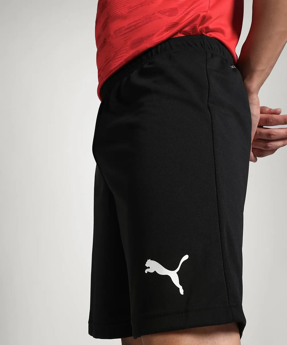 Puma teamRISE Short Calcio Uomo S Black White dryCELL