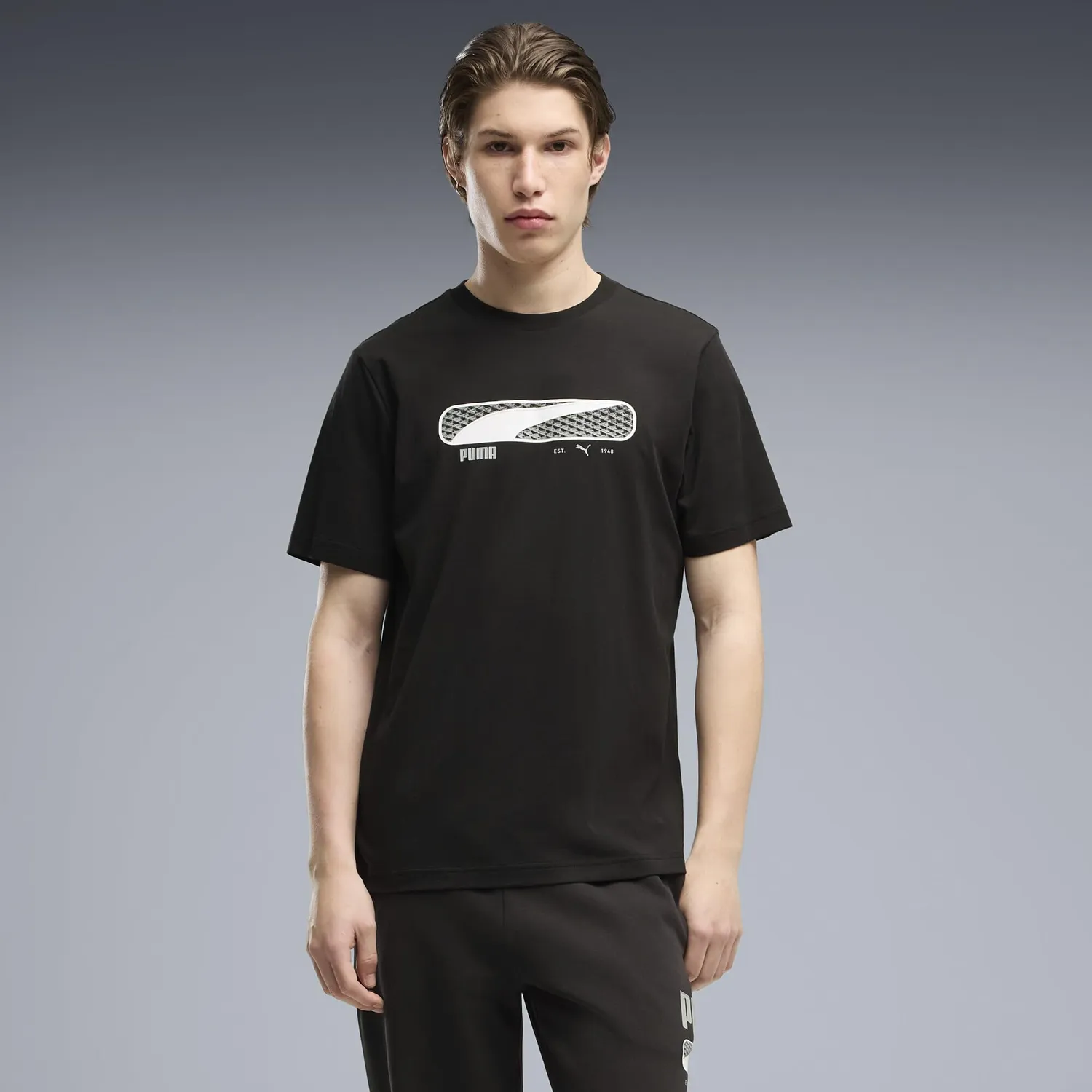 Puma Sport Logo Play t-shirt uomo nera