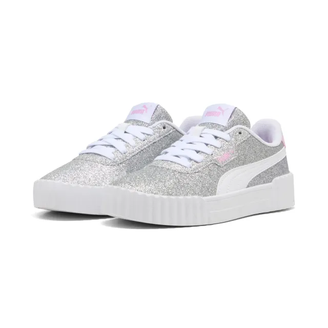 Puma Carina 3.0 Glitz Jr sneakers 37.5 argento