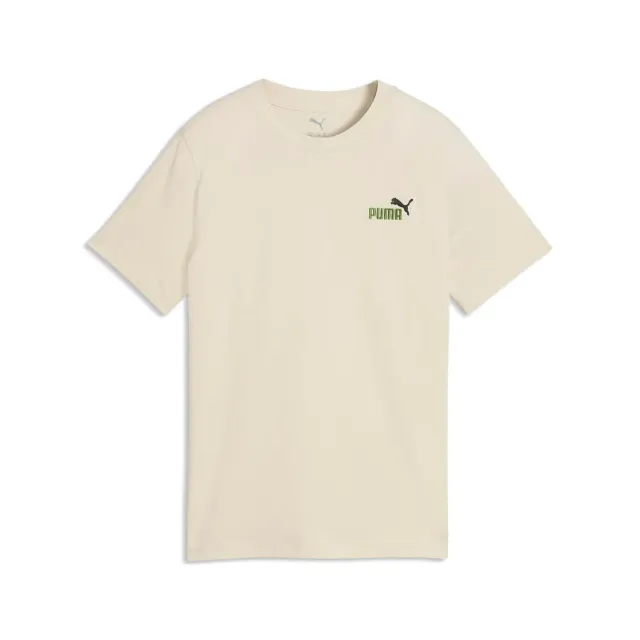 Puma Ess 2 Color Small N.1 Logo Tee Maglietta Bimbo 116 Bianca