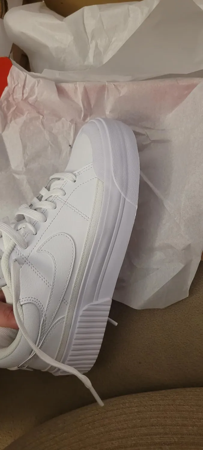Nike Court Legacy Lift scarpe donna platform bianche