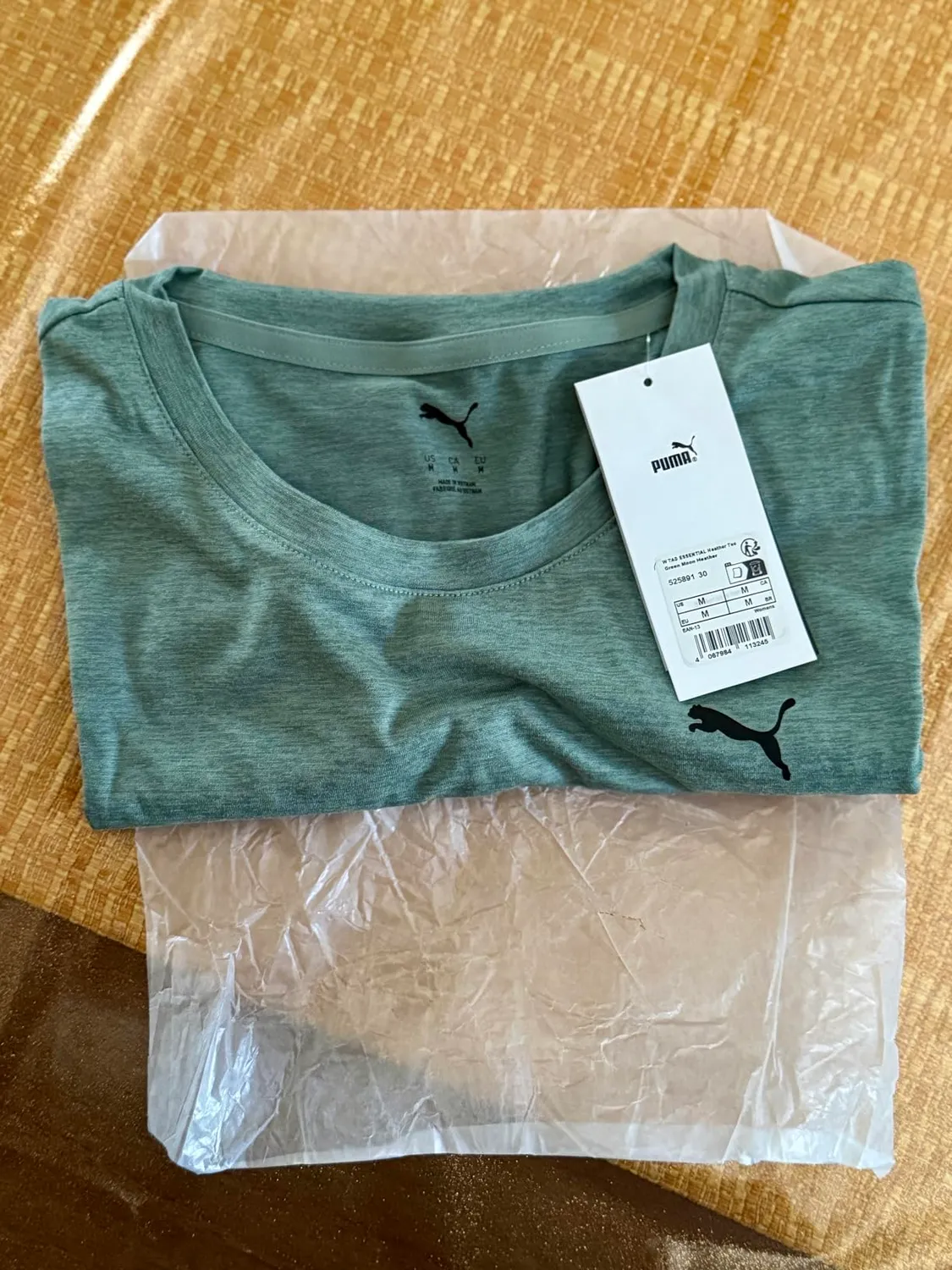 Puma Tad Essential Heather t-shirt donna jersey allenamento