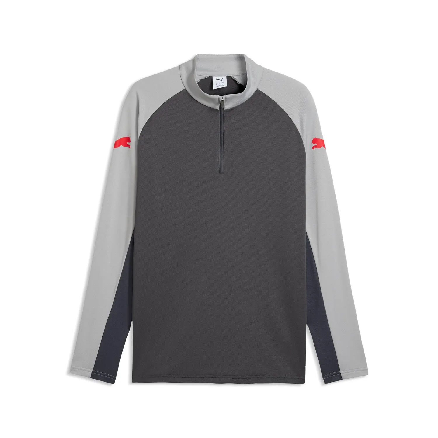 PUMA IndividualLiga maglia zip uomo collo alto blu