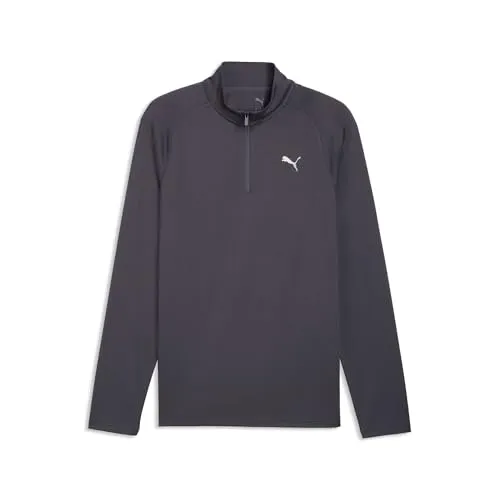 Puma Pwrtrain Fabrix Mix 1/4 Zip maglia uomo S nera