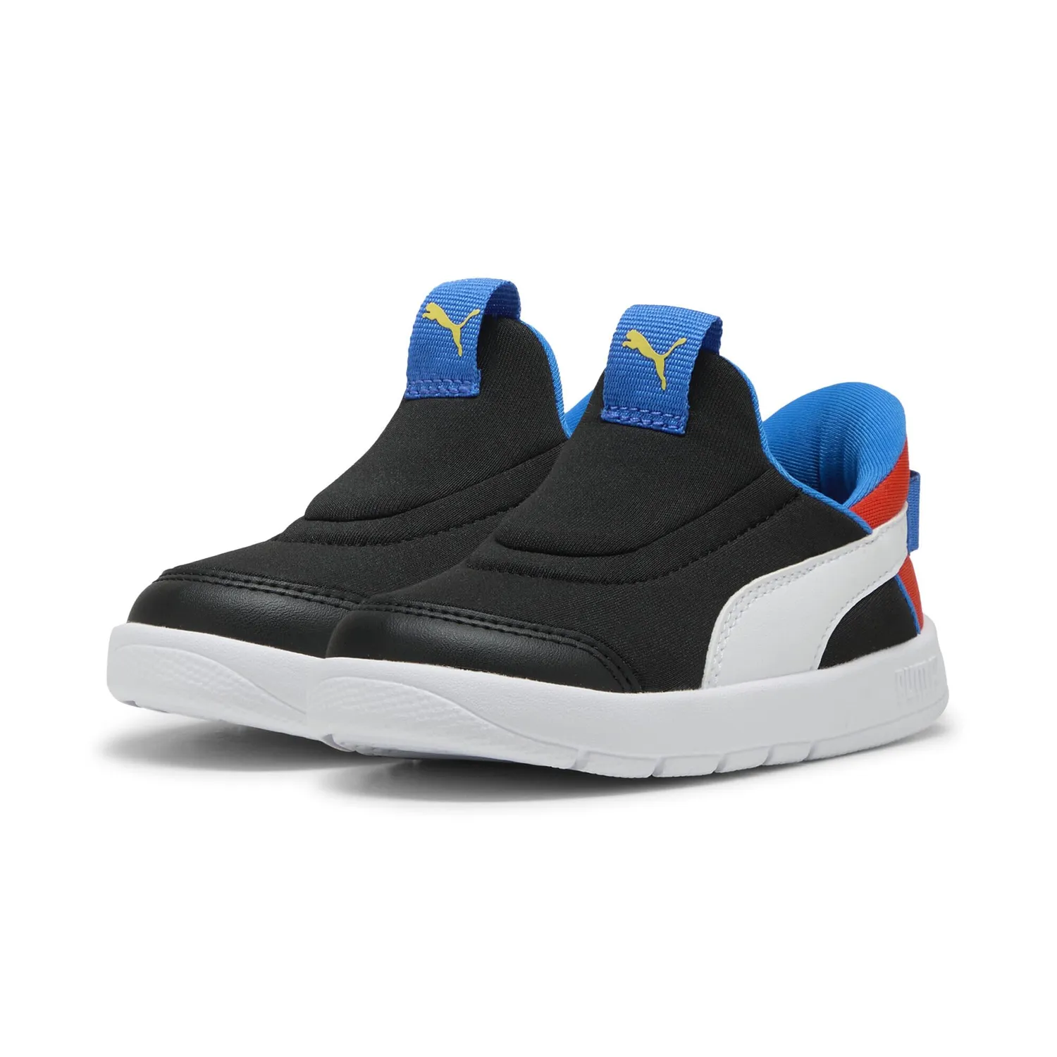 Puma Courtflex V3 Sliptech scarpe bimbo 0-24 nera