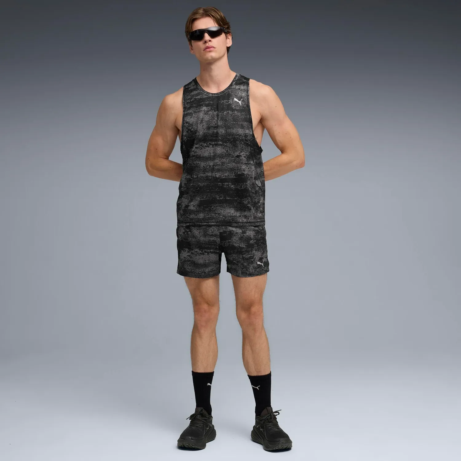 PUMA Run Velocity AOP canotta running uomo leggera