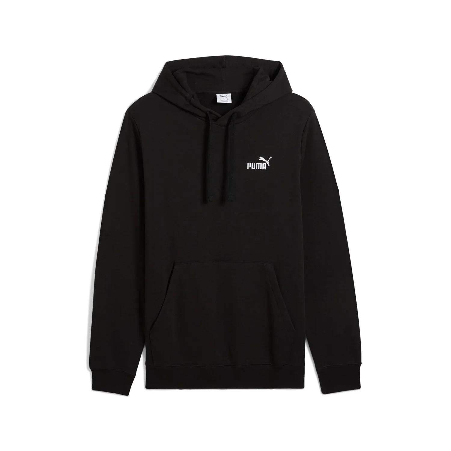 Puma Ess Small No.1 Logo felpa cappuccio uomo M nera
