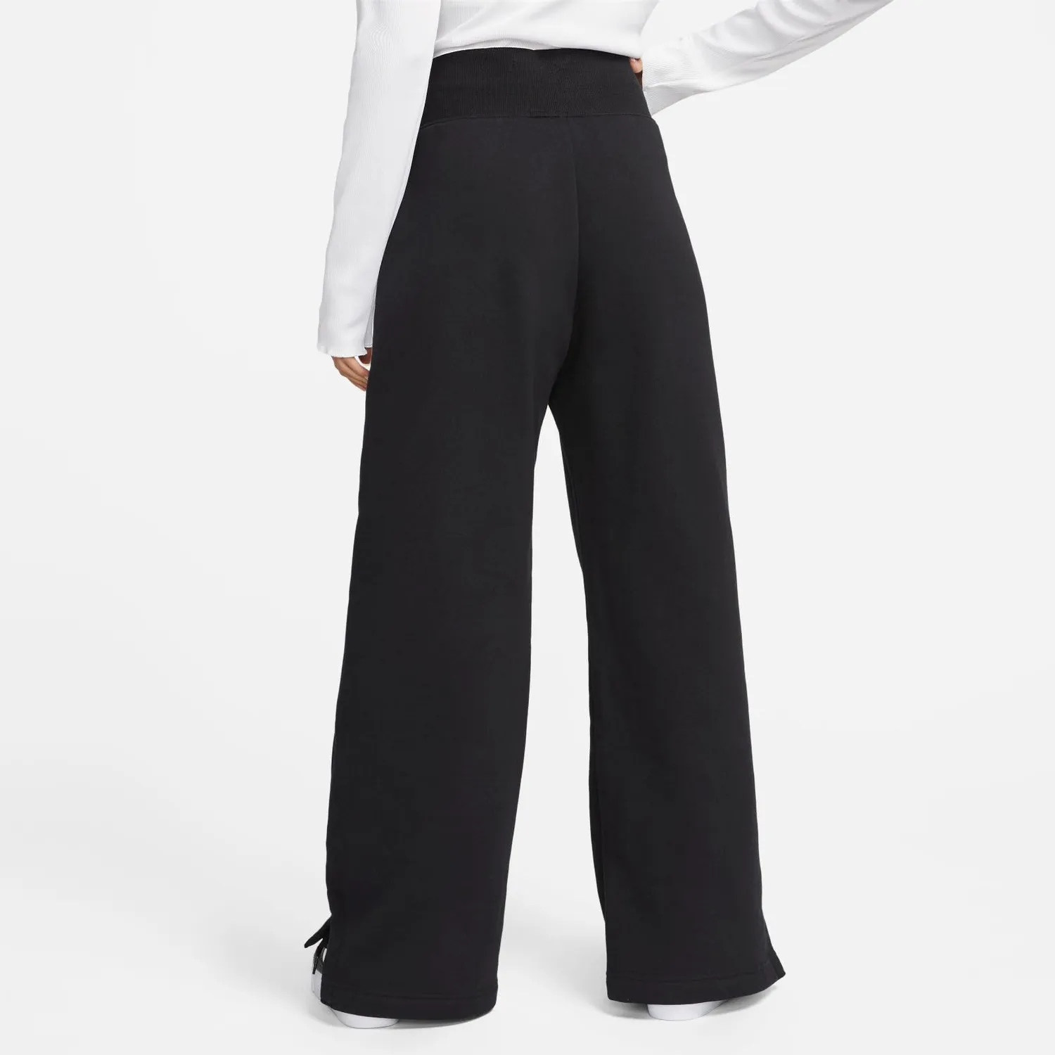 Nike Phoenix Fleece HR Wide pantaloni donna XS Tall