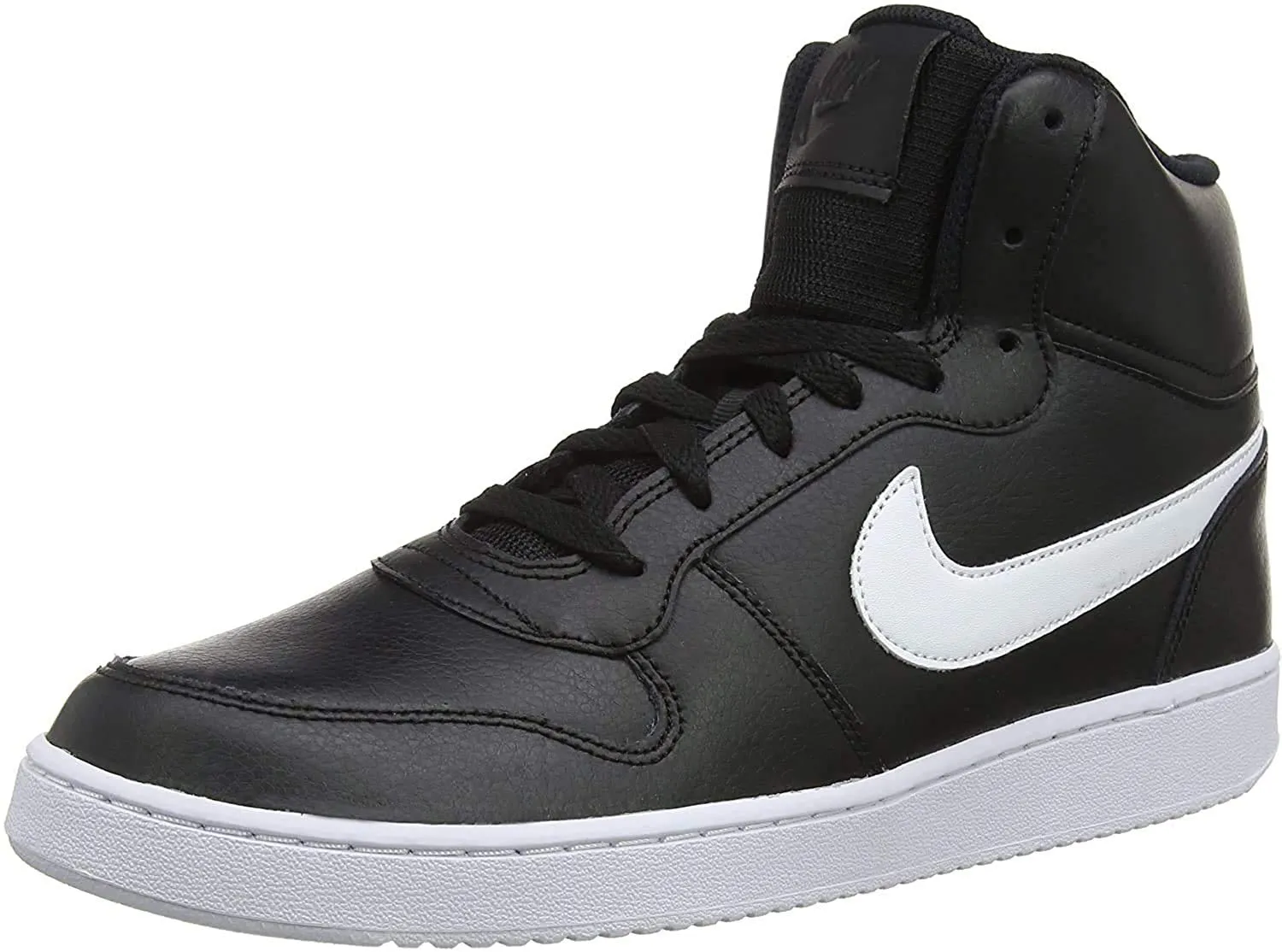 Nike Ebernon Mid scarpe basket 40 nere pelle