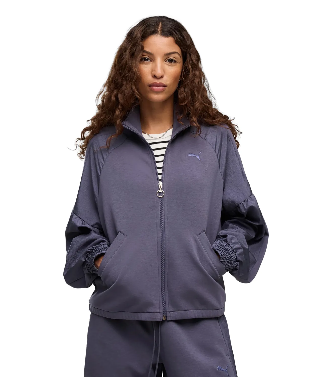PUMA Her Giacca Zip Donna taglio morbido