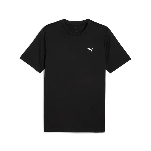 PUMA Ess Small Logo Poly Tee maglietta nero poliestere