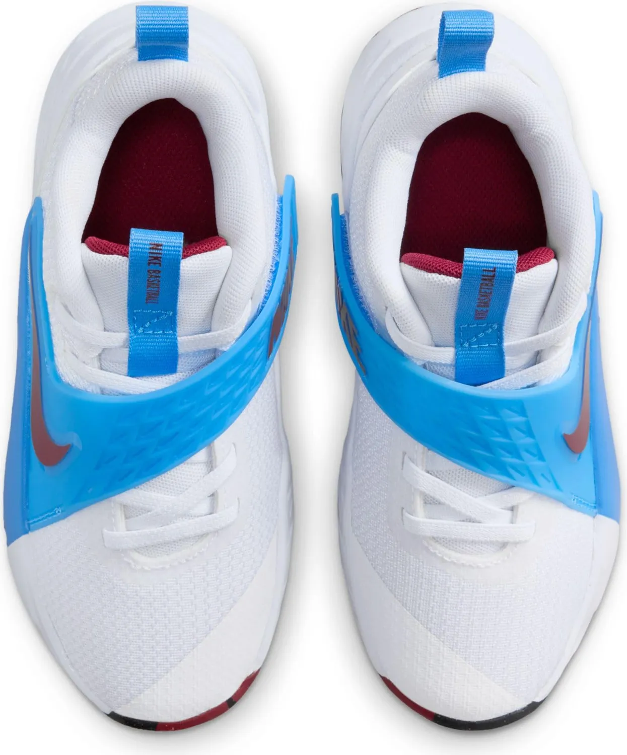 Nike Team Hustle D 12 scarpe basket bimbo 31,5 con strappo