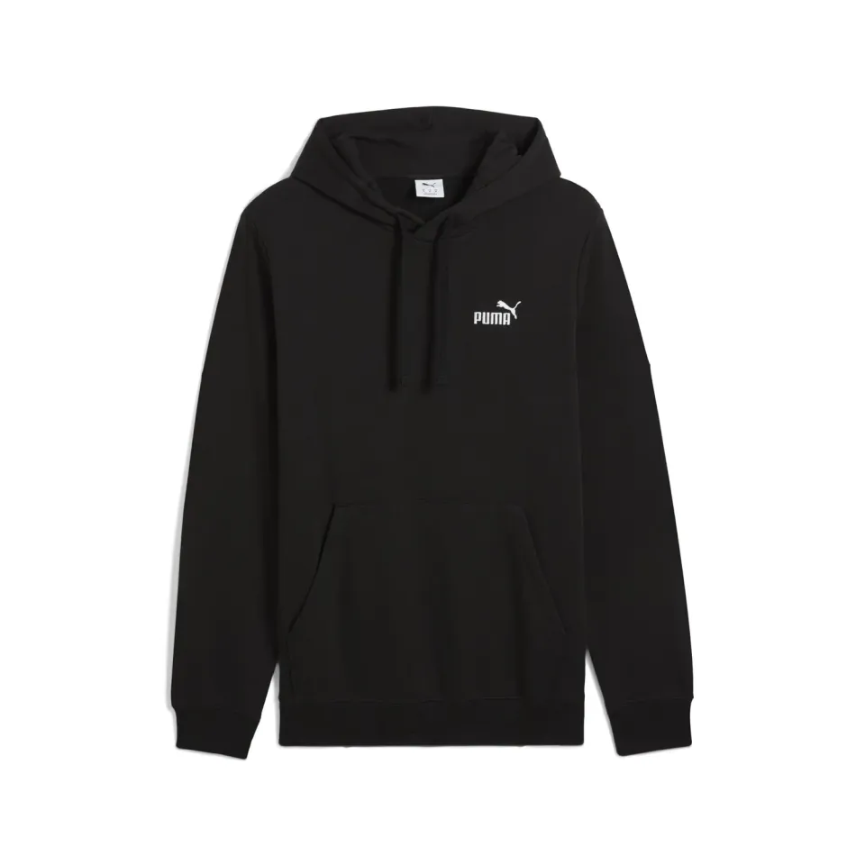 Puma Ess Small No.1 Logo felpa cappuccio uomo M nera
