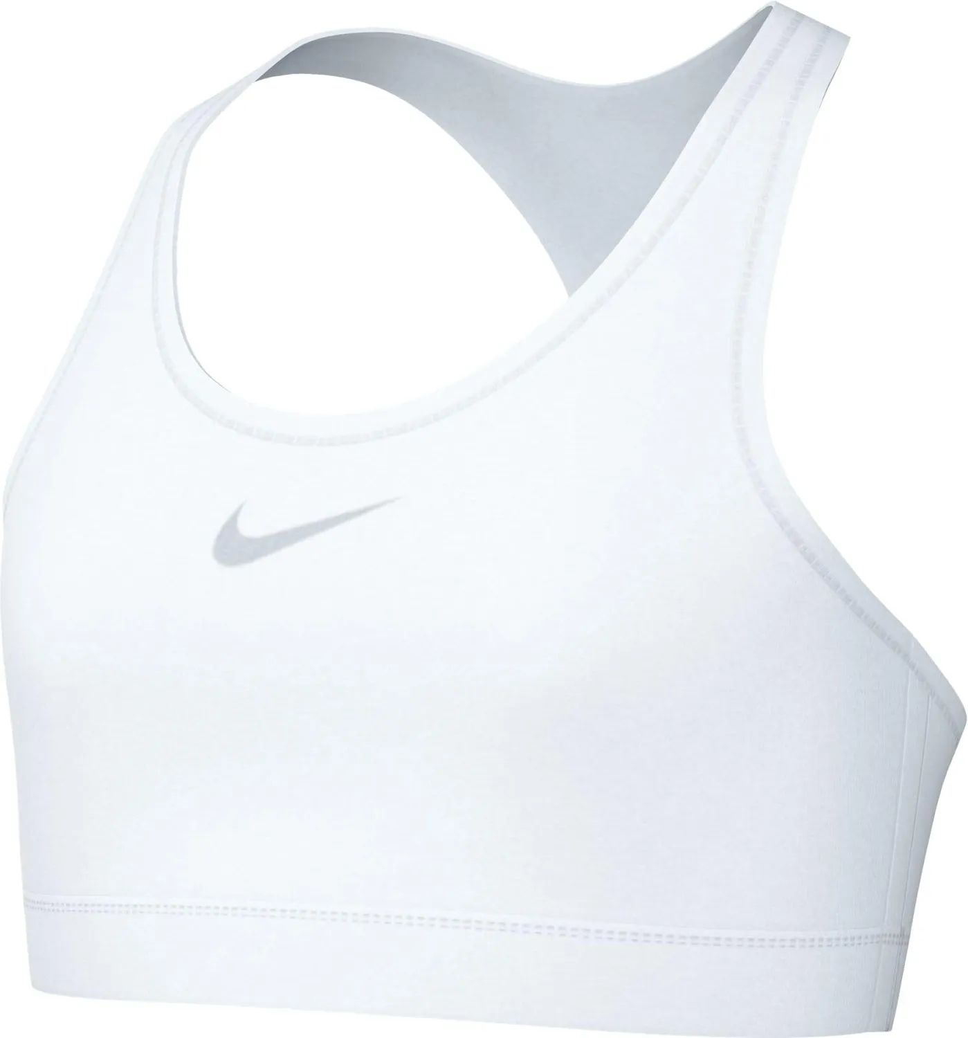 Nike Swoosh Bra Sportivo Bambina Bianco Traspirante