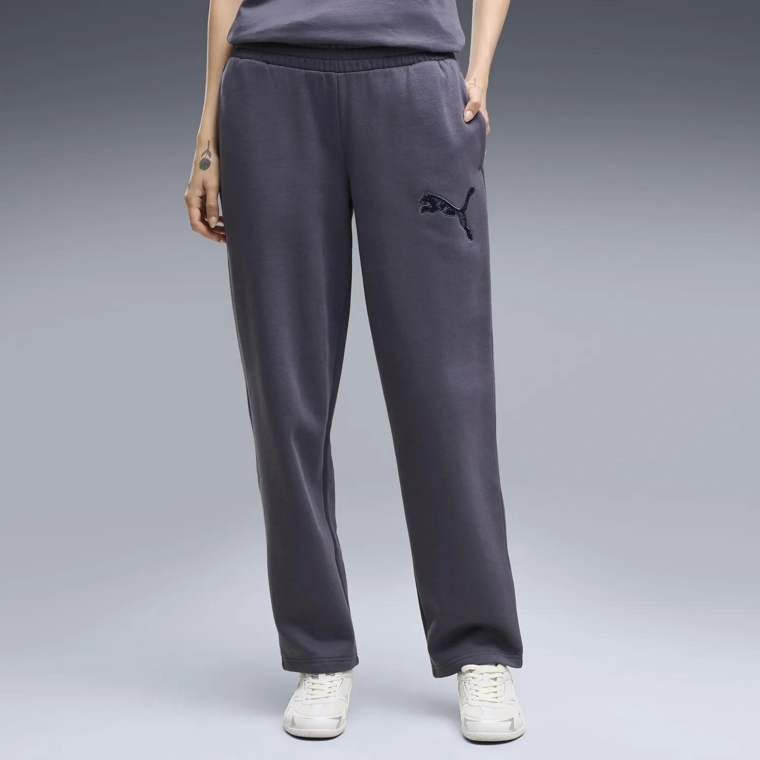 Puma Essentials Sequins Comfort Pants pile donna marrone