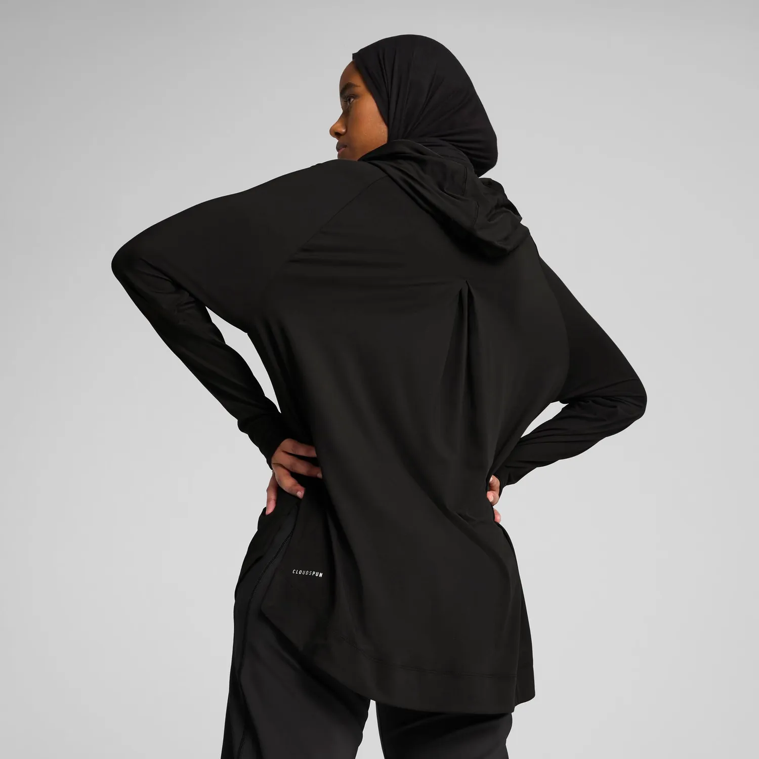 PUMA Modest Hoodie felpa donna cappuccio rosa poliestere
