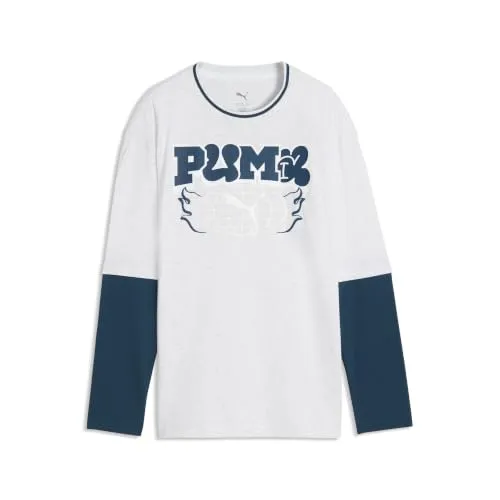 Puma Mid90s Relaxed Layered Longsleeve Tee B maglia bambino