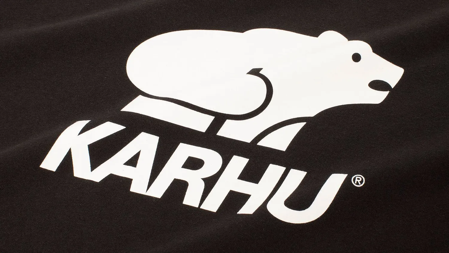 Karhu Basic Logo t-shirt nera cotone 170g