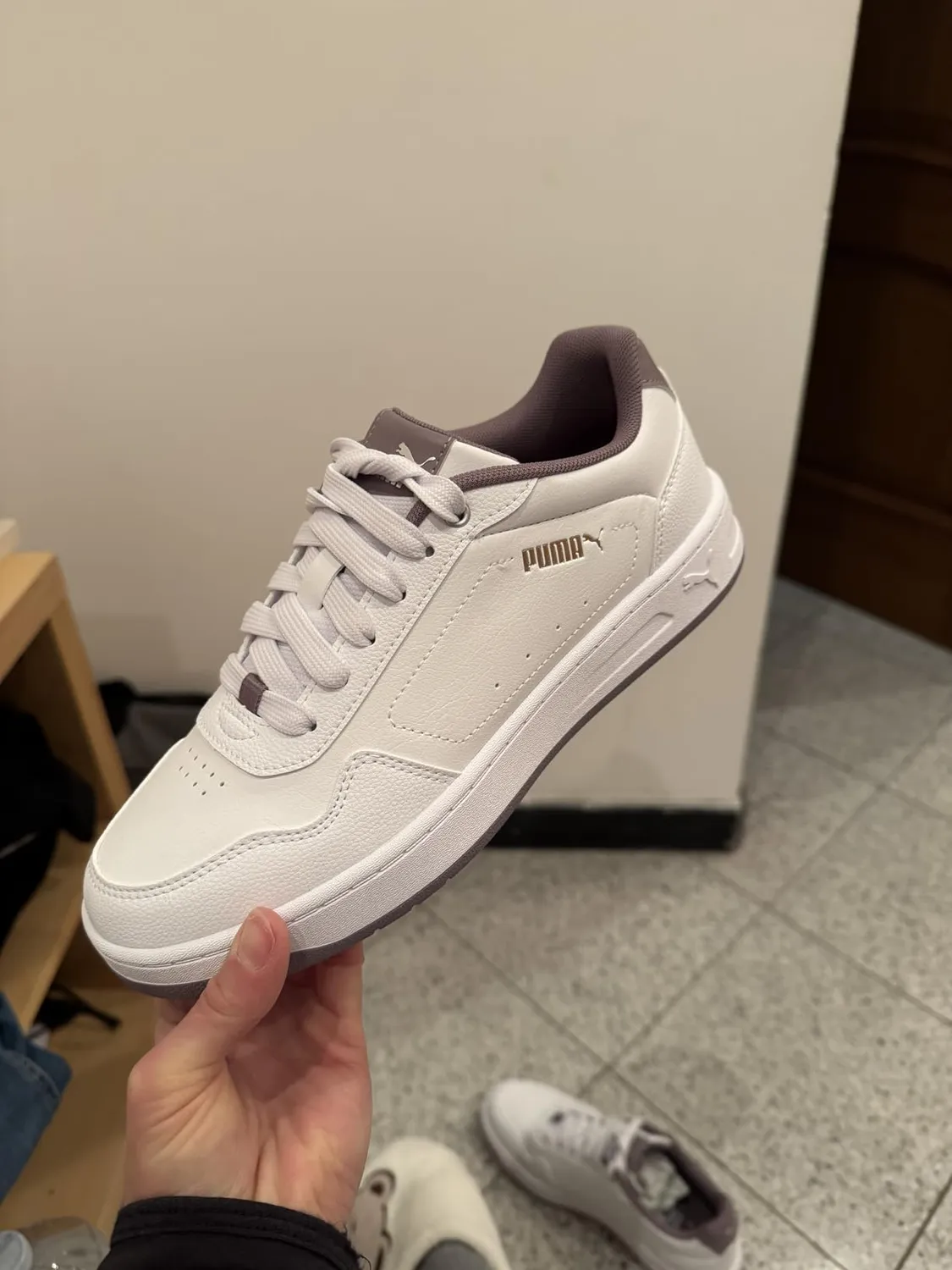 Puma Court Classy sneakers donna bianco 38 EU pelle stile tennis