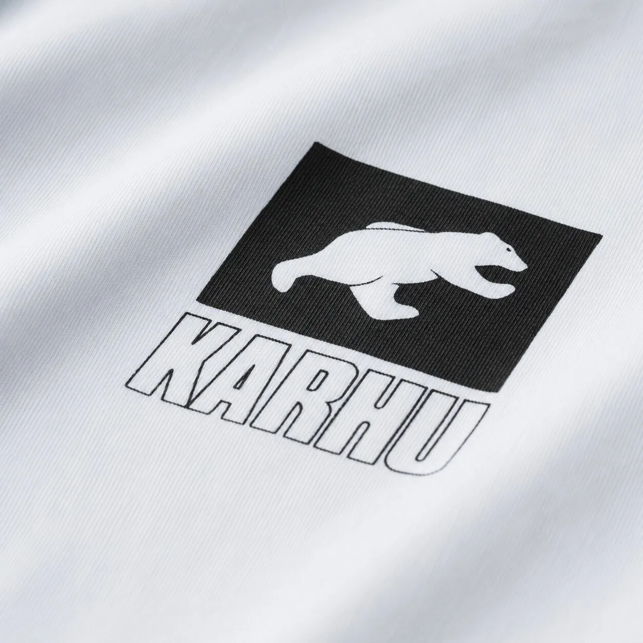 Karhu Sport Bear t-shirt bianca cotone regular