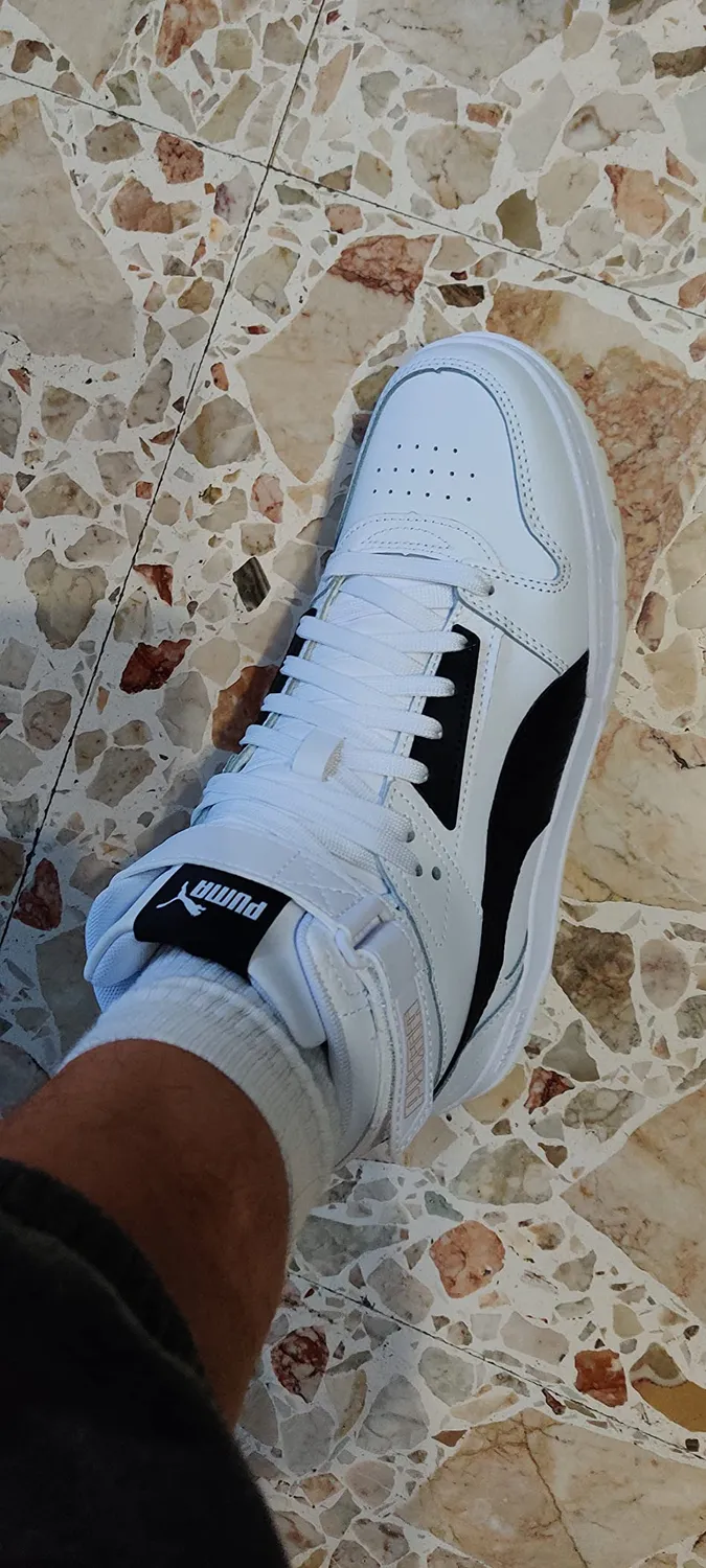 Puma RBD Game scarpe basket unisex bianche