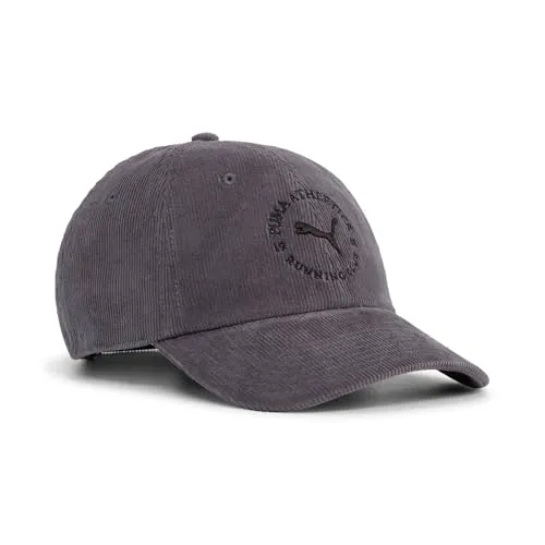 Puma Premium ESS Corduroy Dad Cap cappellino grigio
