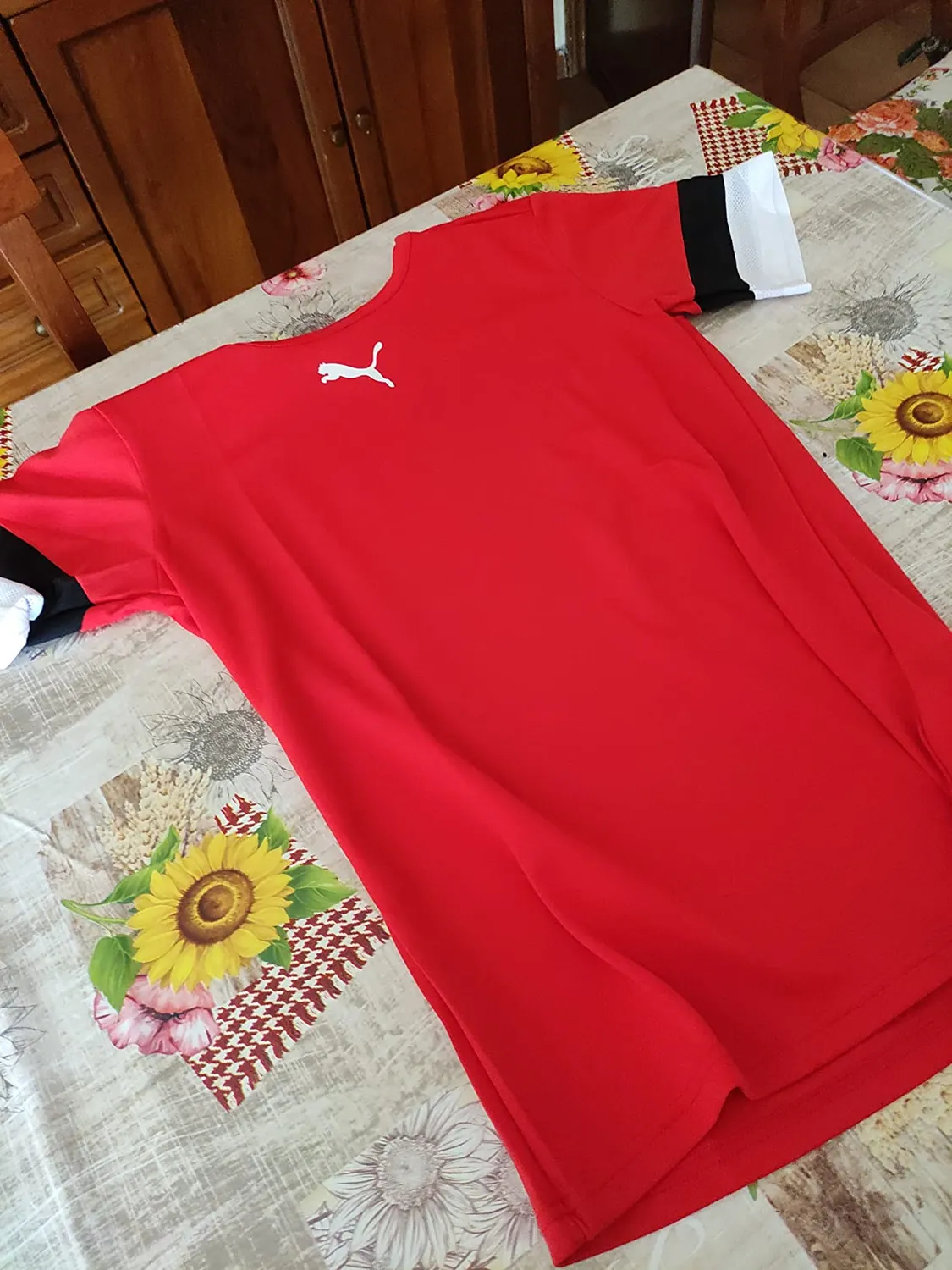 PUMA Teamrise Jersey maglia calcio uomo rossa