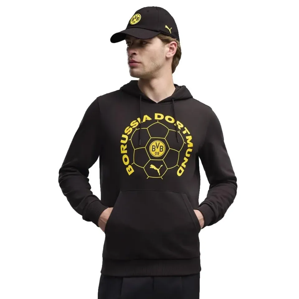 Puma Borussia Dortmund FtblCulture 26/27 felpa cappuccio S