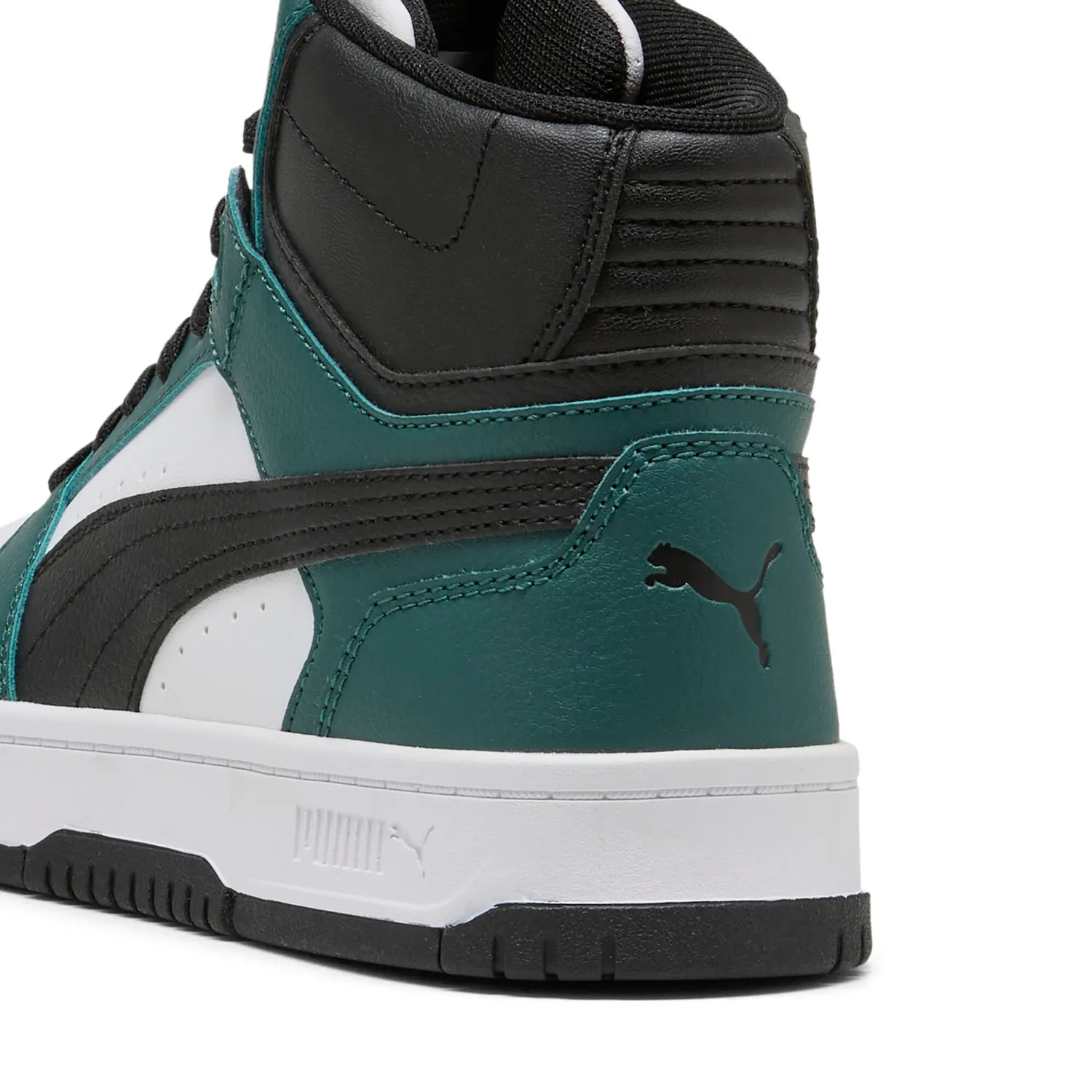 Puma Rebound Slam Mid Jr sneakers alte verde nero