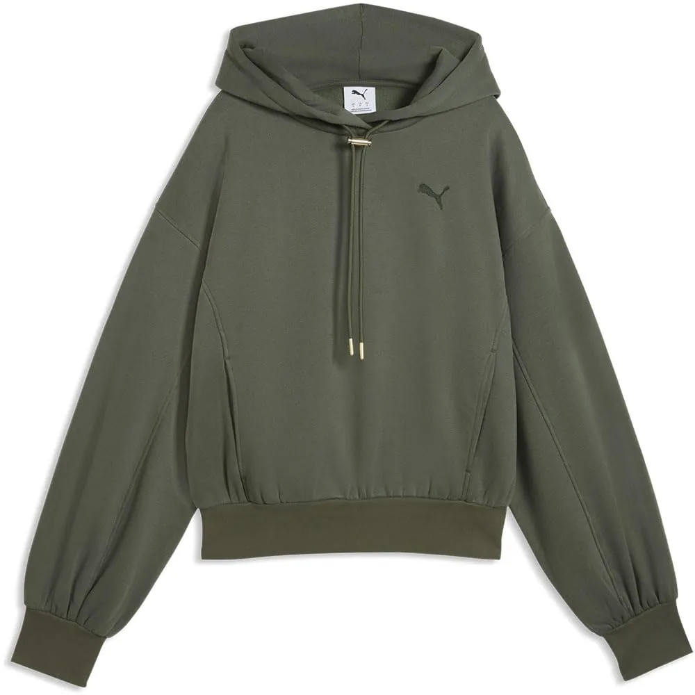 PUMA HER Relaxed FL felpa donna XS Chocolate Fondue