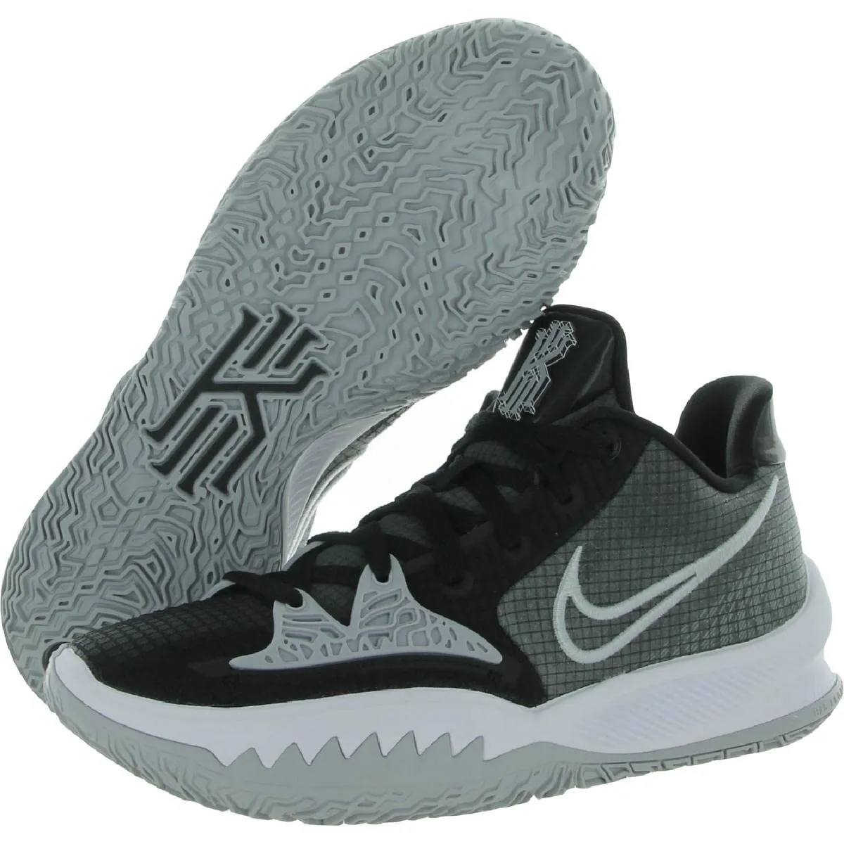 Nike Kyrie 4 Low TB Scarpe Basket Nero Grigio 42.5