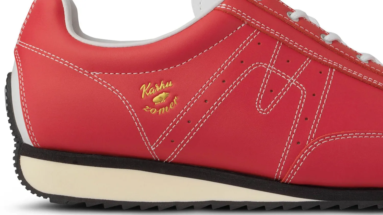 Karhu Mestari Kesä sneakers high risk red pelle