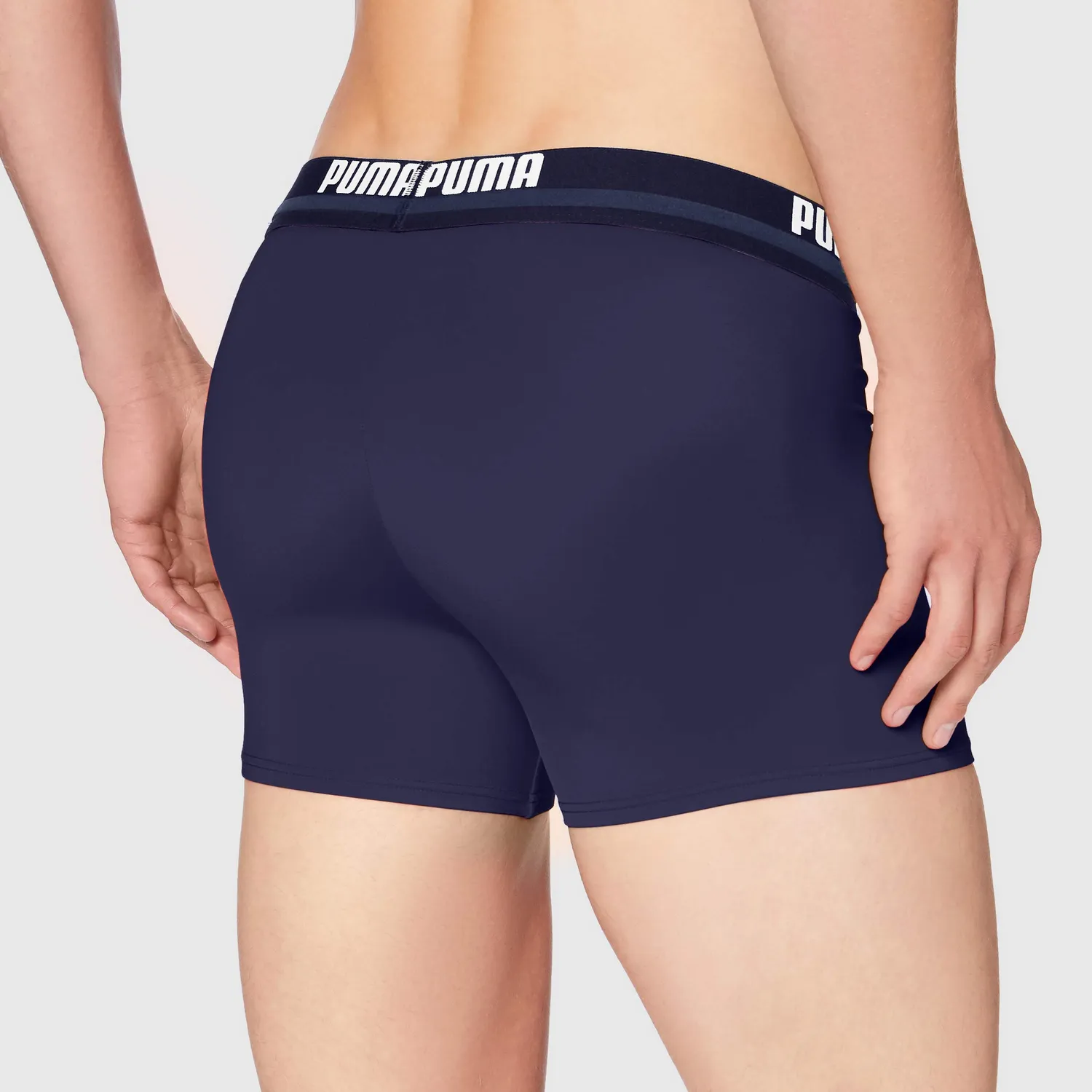 Puma Trunk Boxer costume uomo M blu resistente cloro