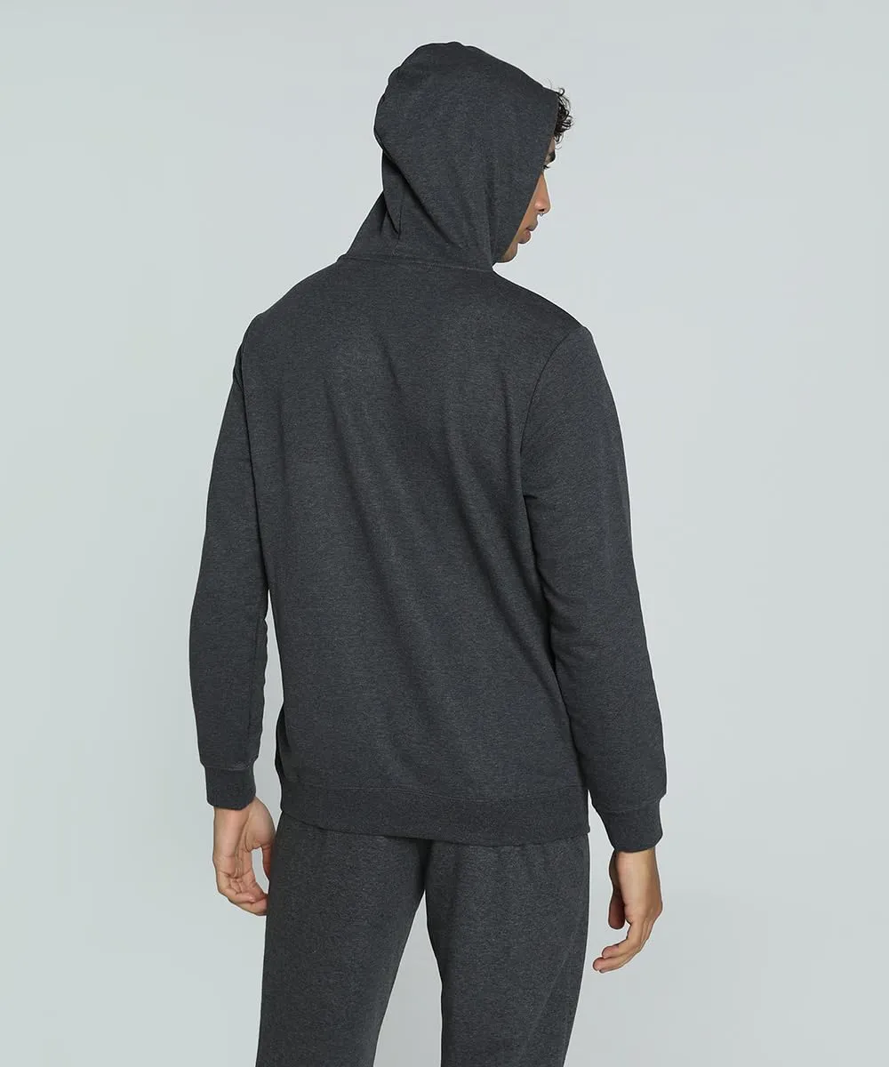 PUMA ESS No.1 Logo Felpa Cappuccio S Grigio Scuro