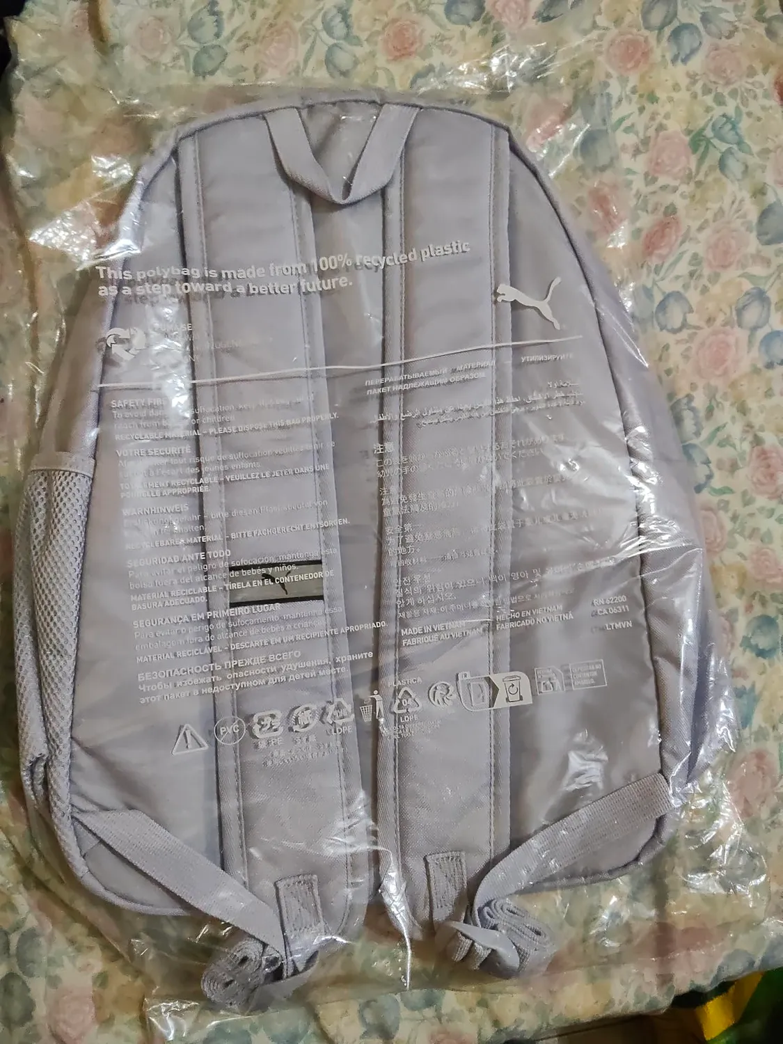 Puma Phase Backpack zaino 22L nero oro