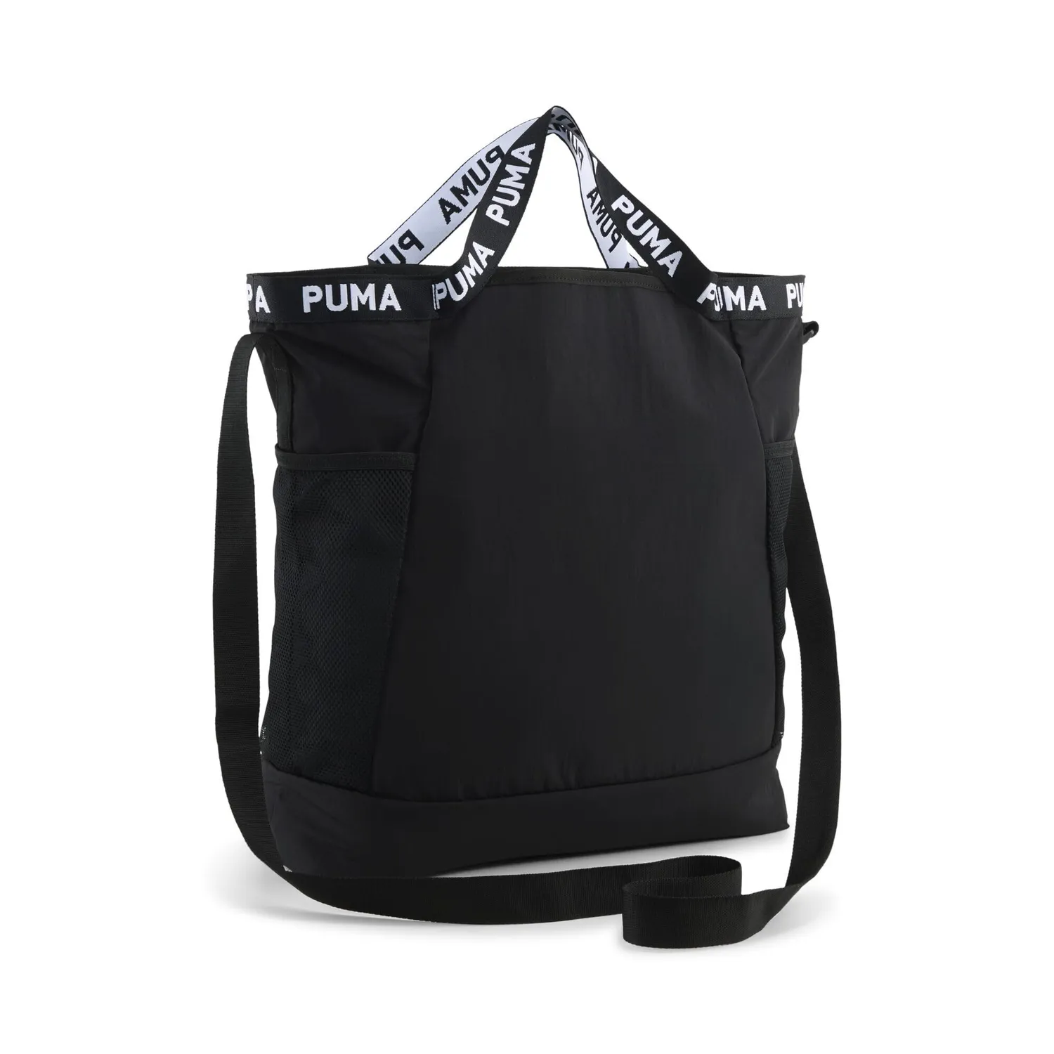 PUMA AT Ess Tote Bag borsa shopper Puma Black quotidiana