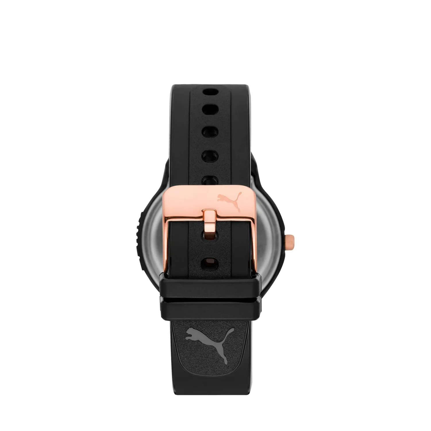 Puma Reset orologio donna nero oro rosa quarzo