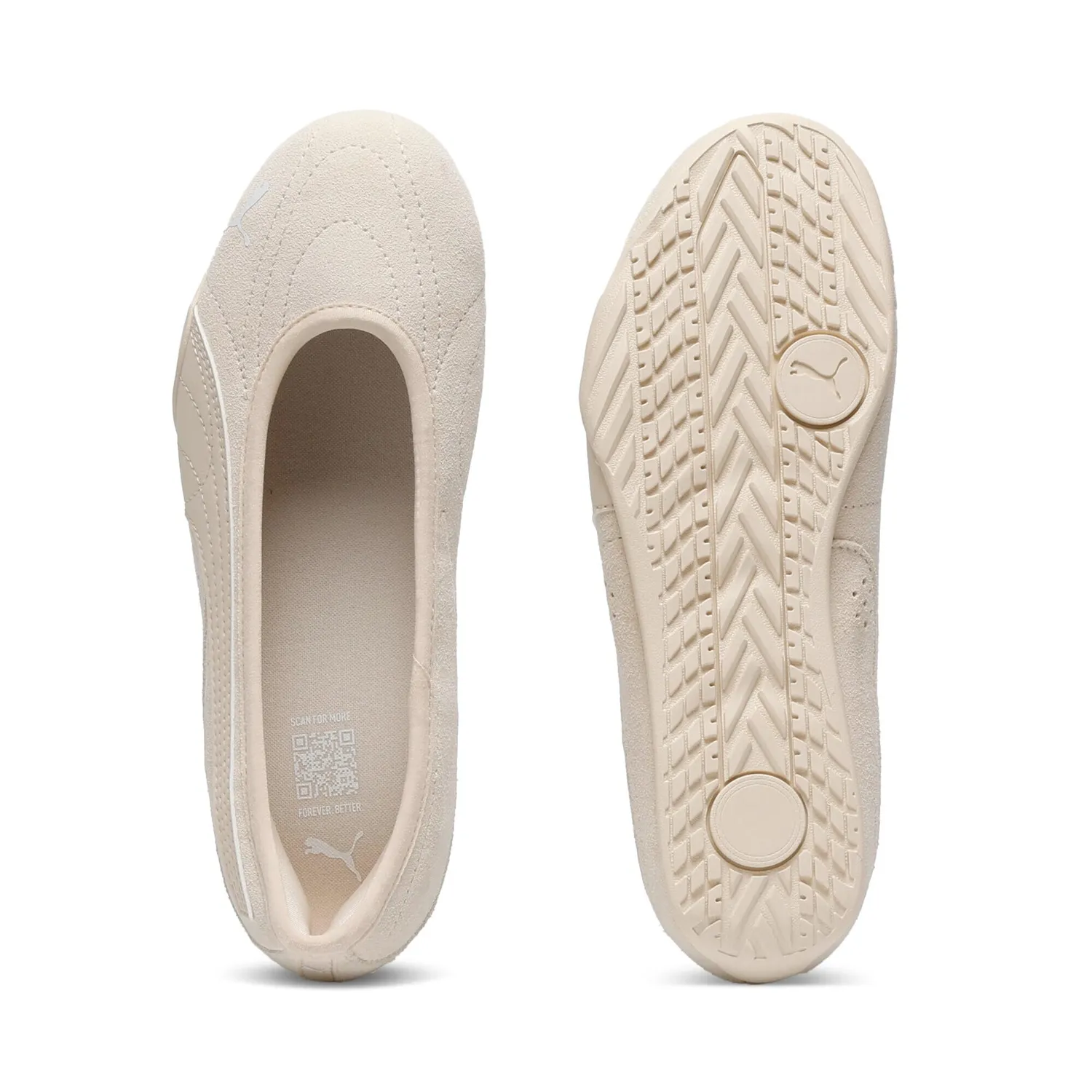 Puma Catch Soleil Ballerina scarpe donna bianche 39 EU tela